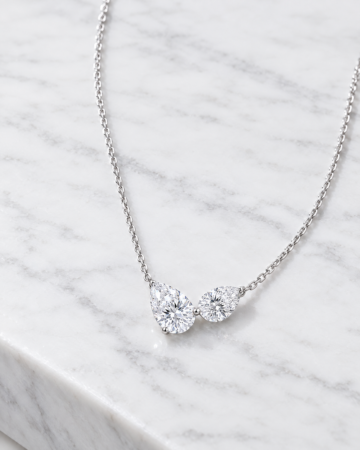 Adrienne halo pendant from an angle.